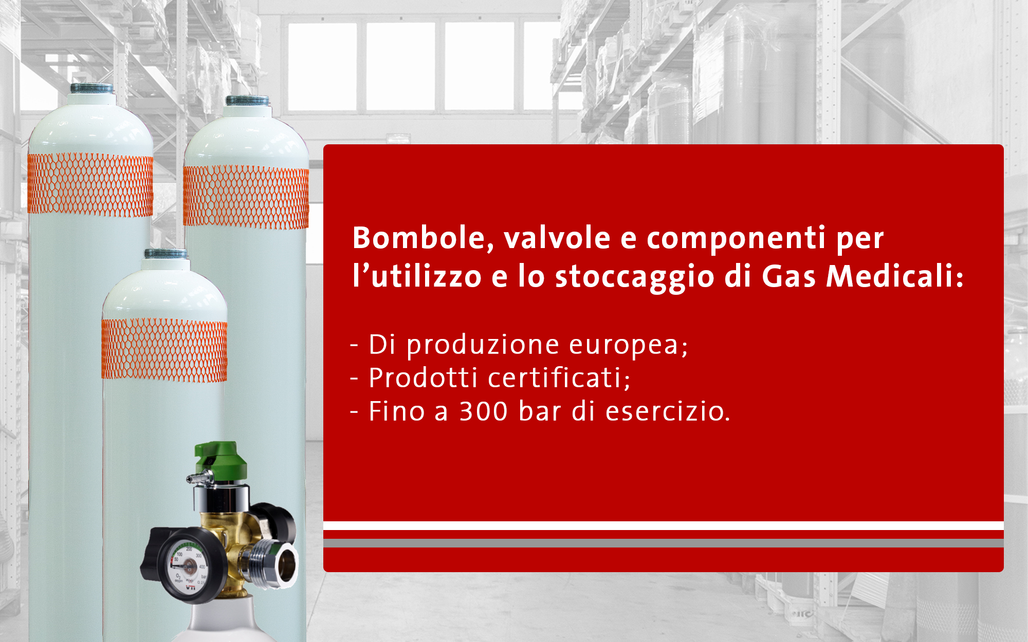 Bombole ossigeno medicale  IKAROS Antincendio e Gas Tecnici